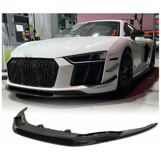 Lip Delantero Fibra Carbono Audi R8 2016 2017 2018 2019