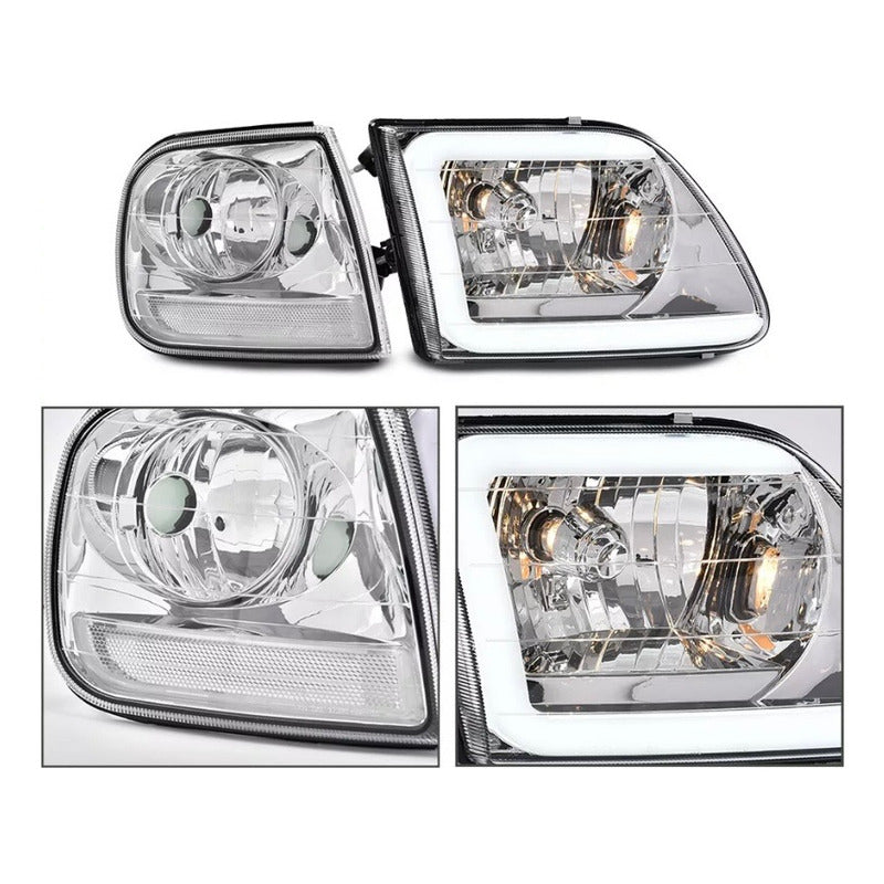 Faros Led F-150 Lobo Expedition 1997 1998 1999 A 2003