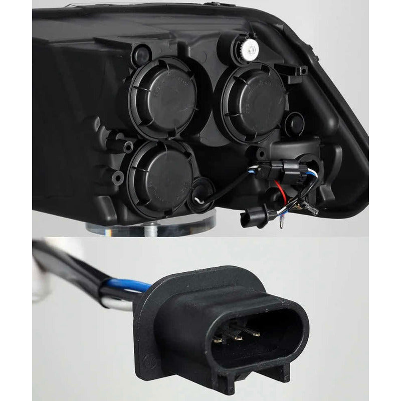 Led Drl Headlights Ram 1500 2500 3500 2009 to 2018