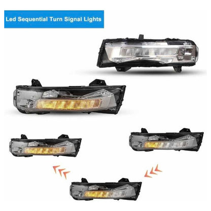 Faros De Niebla Led Mustang Sequential 2018 2019 2020 A 2022