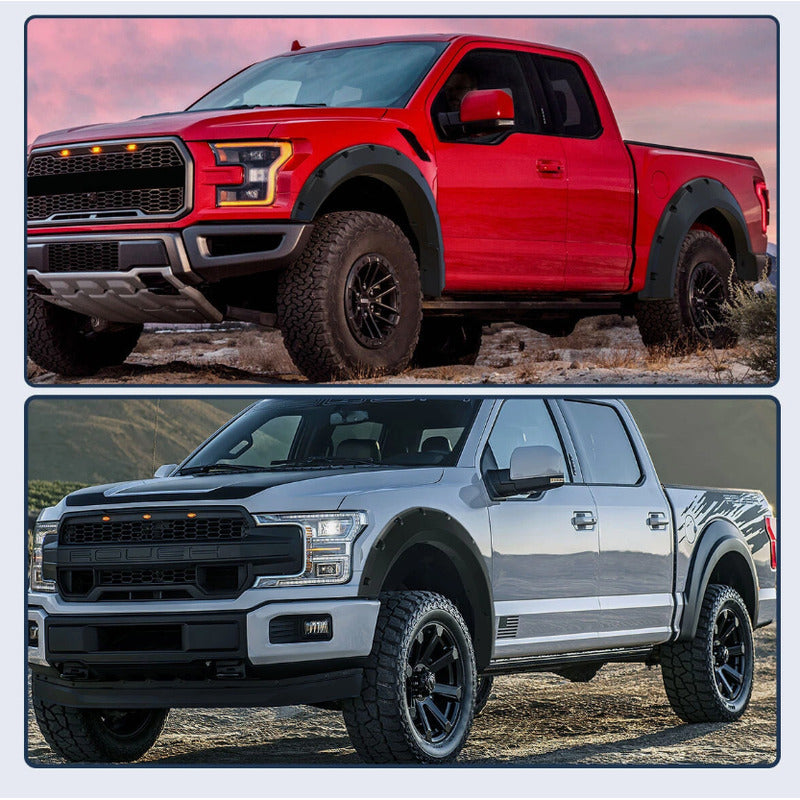 Cantoneras Lobo Ford F-150 2018 2019 2020 Plástico