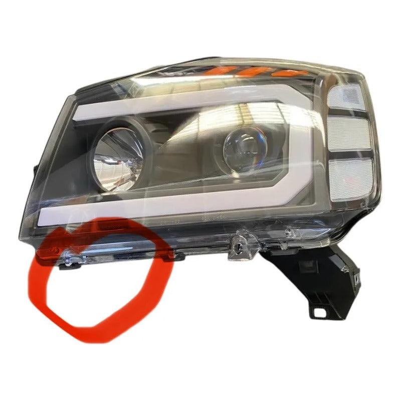 Faros Led Nissan Titán Armada 2004 2005 2006 A 2015 Daño Ambos Lados
