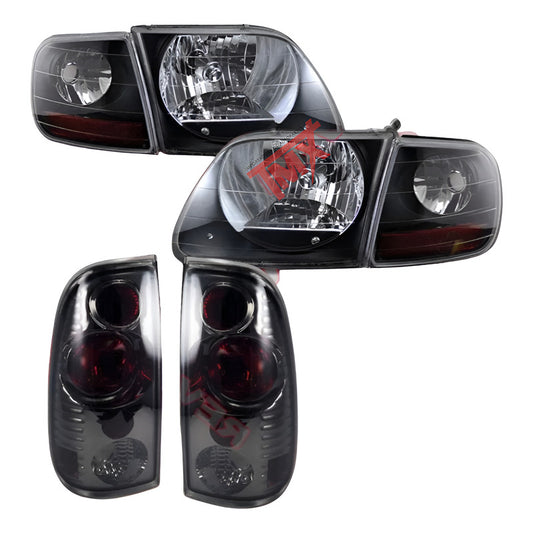 Combo Faros Y Calaveras F-150 1997 1998 1999 2000 2001 2002 Ambos Lados