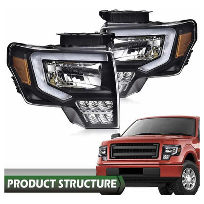 Led headlights Ford F-150 Lobo 2009 to 2014