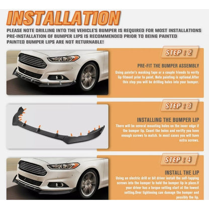 Lip Spoiler Accesorios Mazda 6 2014 2015 2016 2017 2018