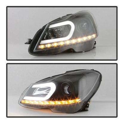 Led Drl Headlights Mercedes W204 2012 2013 2014