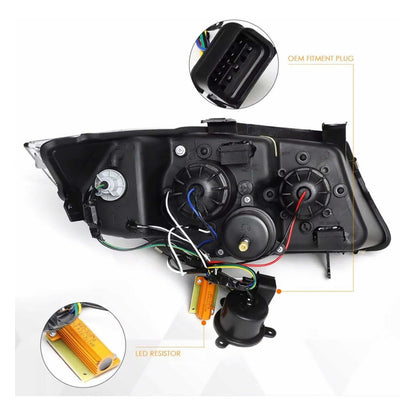 Faros Led Halo Bmw E90 Serie 3 2009-2012 Derecho