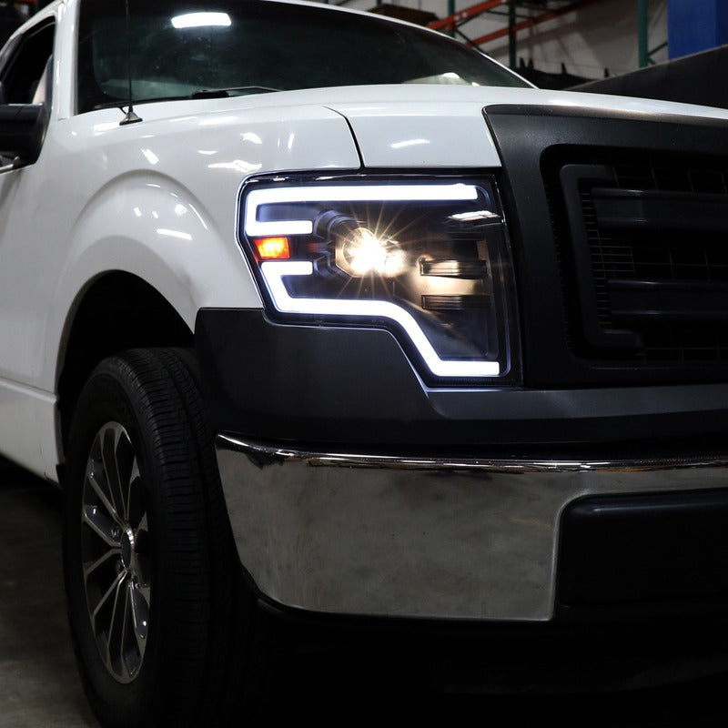 Faros Secuencial Led Ford Lobo F-150 2009 2010 2011 A 2014