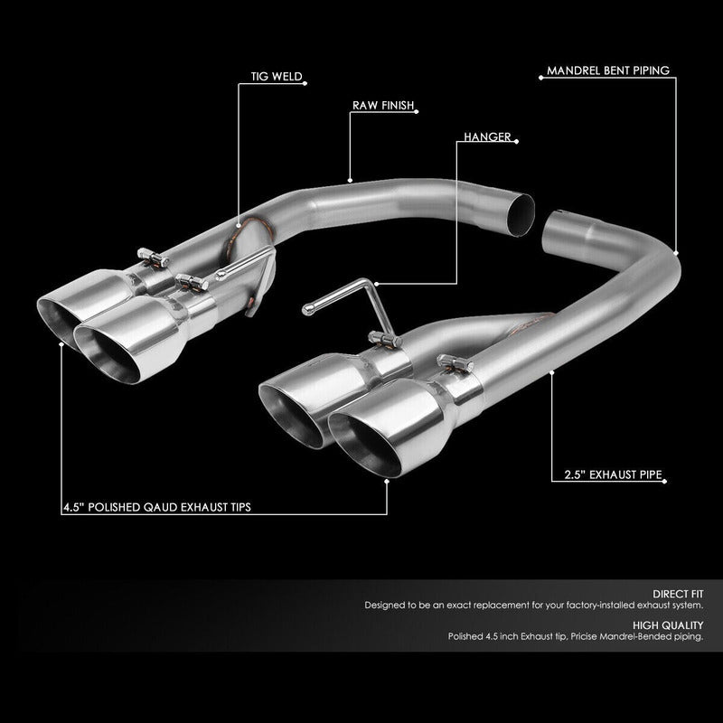 Mustang 5.0L 2018 2019 2020 Catback Exhaust System