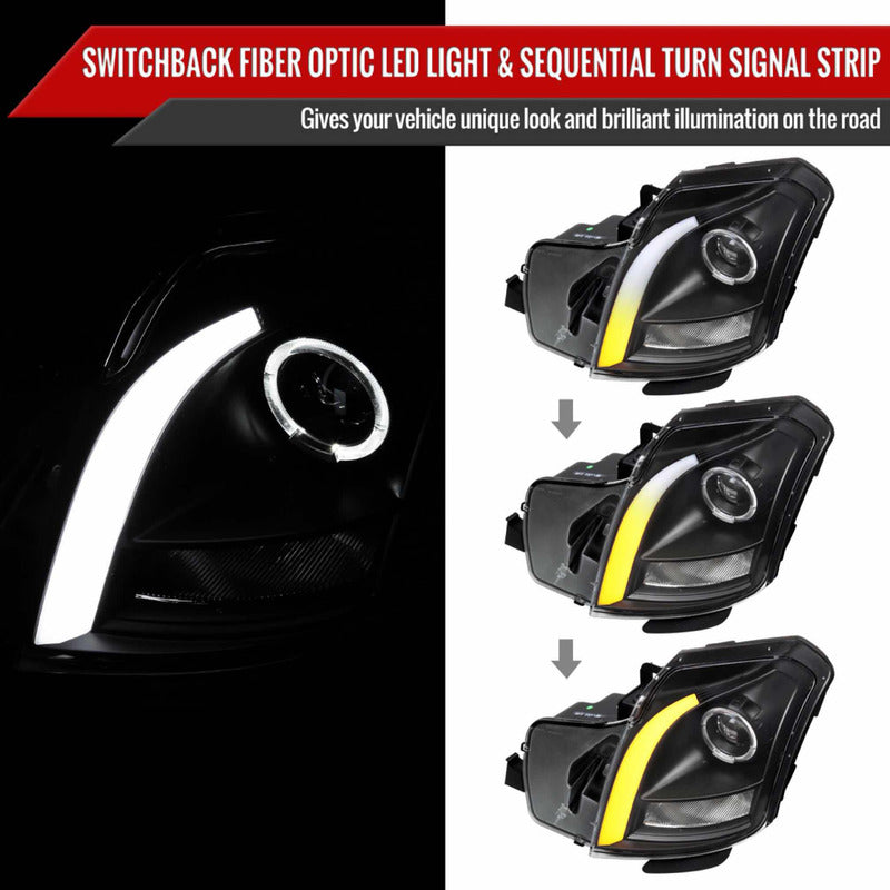 Led headlights Cadillac CTS 2003 to 2007
