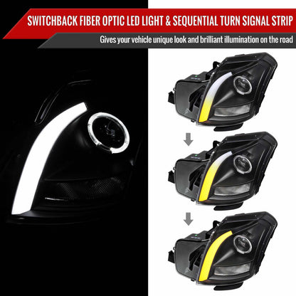 Led headlights Cadillac CTS 2003 to 2007