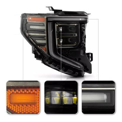 Faro Gmc Sierra 1500 At4 Atax Derecho  2022 A 2024