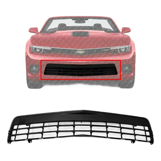 Parrilla De Facia Fascia Para Chevrolet Camaro 2014 2015 Negro Mate