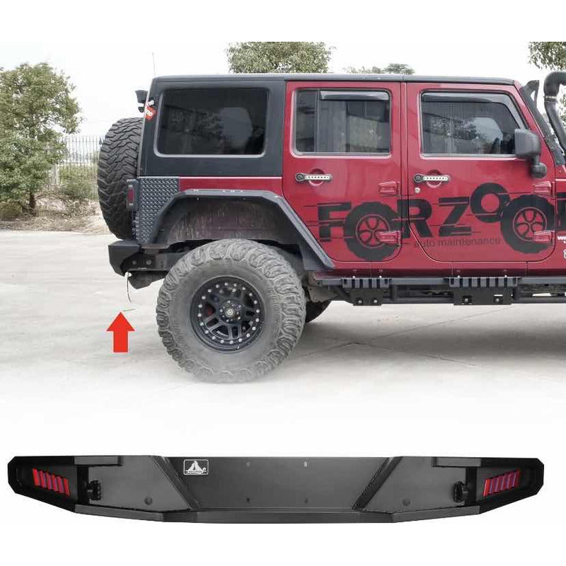 Defensa Trasera Led Jeep Wrangler Jk 2007 2007 A 2018