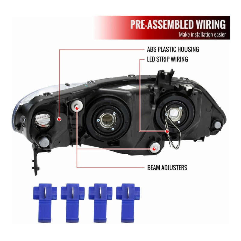 Faros Led Honda Civic 4dr 2006 a 2011