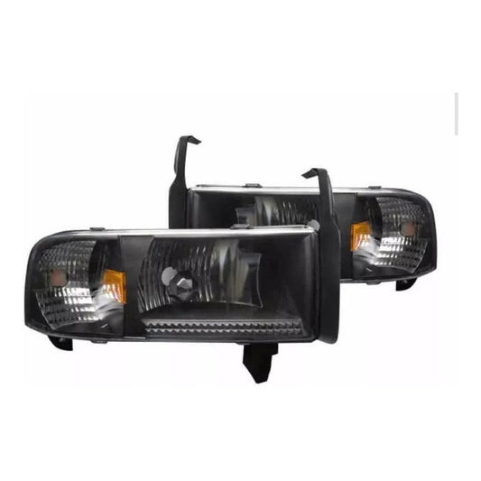 Faros Ram 1500 2500 3500 1994 1995 1996 A 2002 Negro Par
