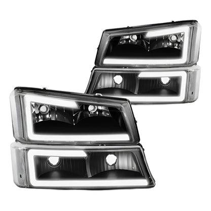 Faros Led Drl Chevy Silverado Avalanche 2003 2004 A 2007