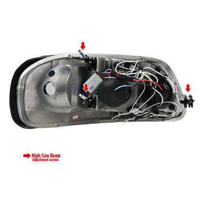 Faros Led Halo Ford F 150 Expedition 1997 2000 2001 A 2004