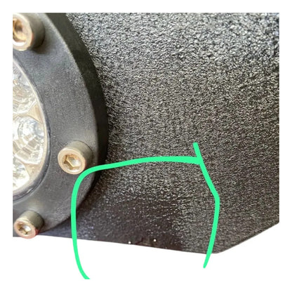 Defensa Delantera Jeep Wrangler Con Daño 2007 A 2018 Negro
