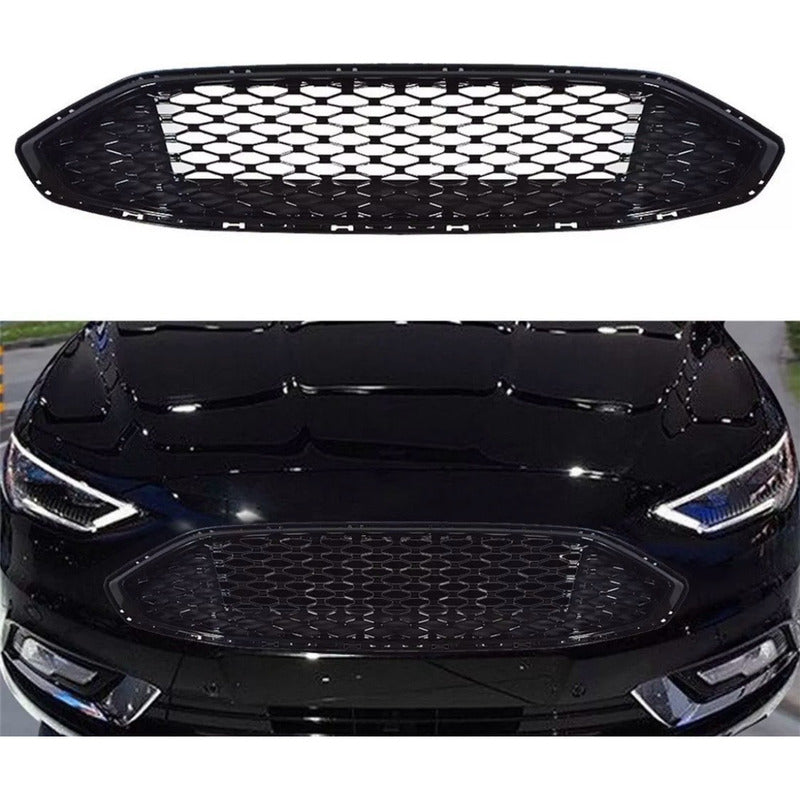 Parrilla Delantera Ford Fusion Negro Brillante 2017 2018