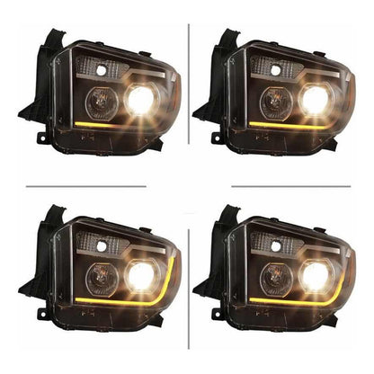 Faros Toyota Tundra Led Drl 2014 2015 2016 2017 A 2021