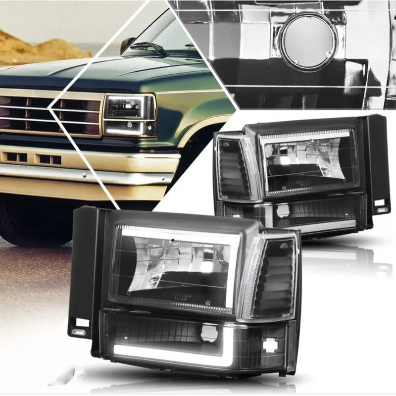 Faros Led Drl Ford Explorer 1991 1992 1993 1994 Par