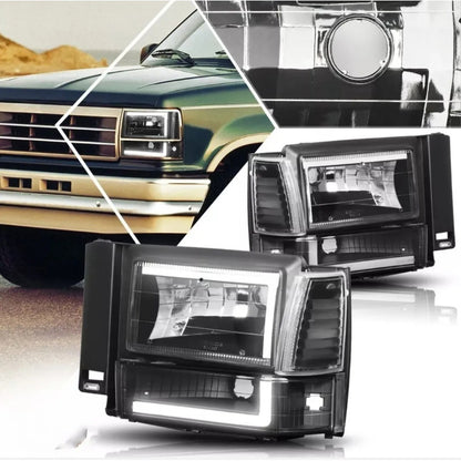 Faros Led Drl Ford Explorer 1991 1992 1993 1994 Par
