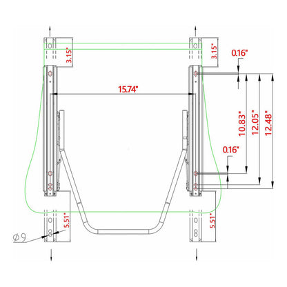 Reclining Racing Seats with Slider Adjustment