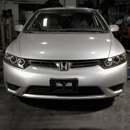 Faros Doble Halo Honda Civic Coup 2006 2007 2008 2009 A 2011