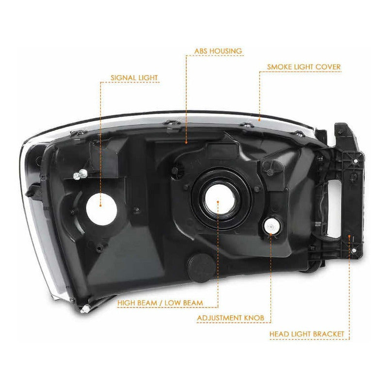 Kit Faros Y Calaveras Ram 2006 a 2009