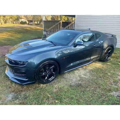 Estribos Estilo T6 Camaro Ss Y Rs 2016 2017 2018 2019 2020 Negro
