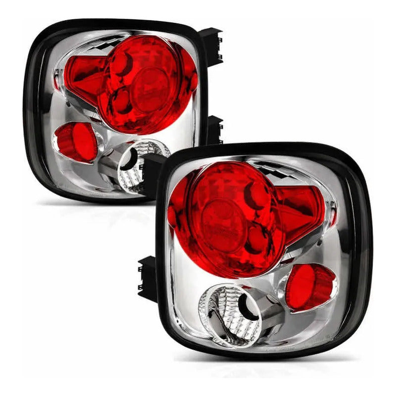 Par De Calaveras Chevy Silverado Sierra 1999 A 2004 Cromadas Ambos Lados