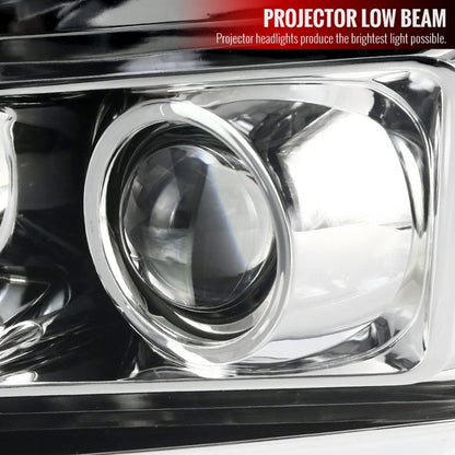 Led Drl Headlights Chevrolet Silverado 2007 to 2013