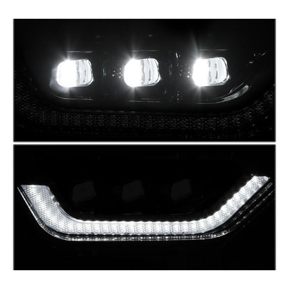 Faros Antiniebla  F-150 Lobo Negro 2021 2022 2023 Trasparente