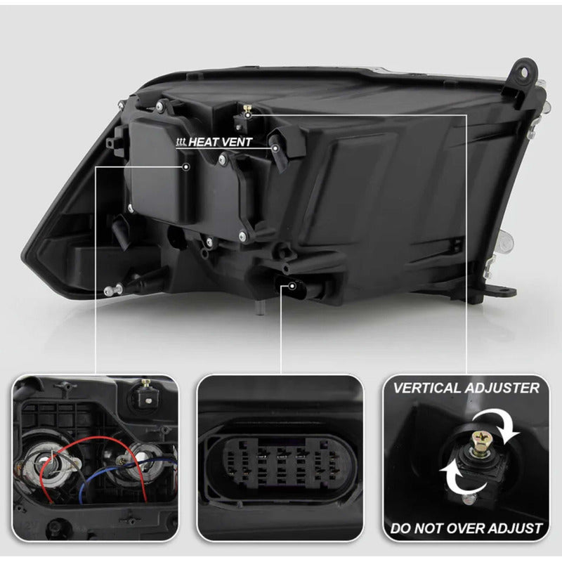 Led Headlights Ram 1500 2500 2009 to 2018