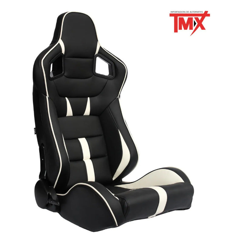 Par De Asientos Estilo De Carreras Pvc