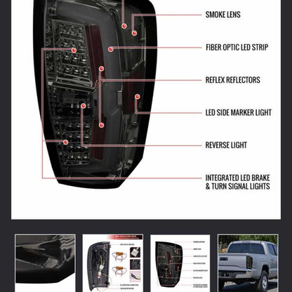 Calavera Led Izquierda Toyota Tacoma 2016 a 2022