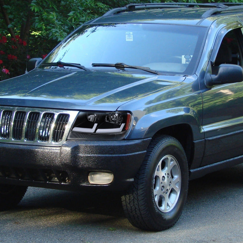 Faros Led Jeep Grand Cherokee 99 2000 2001 2002 A 2004