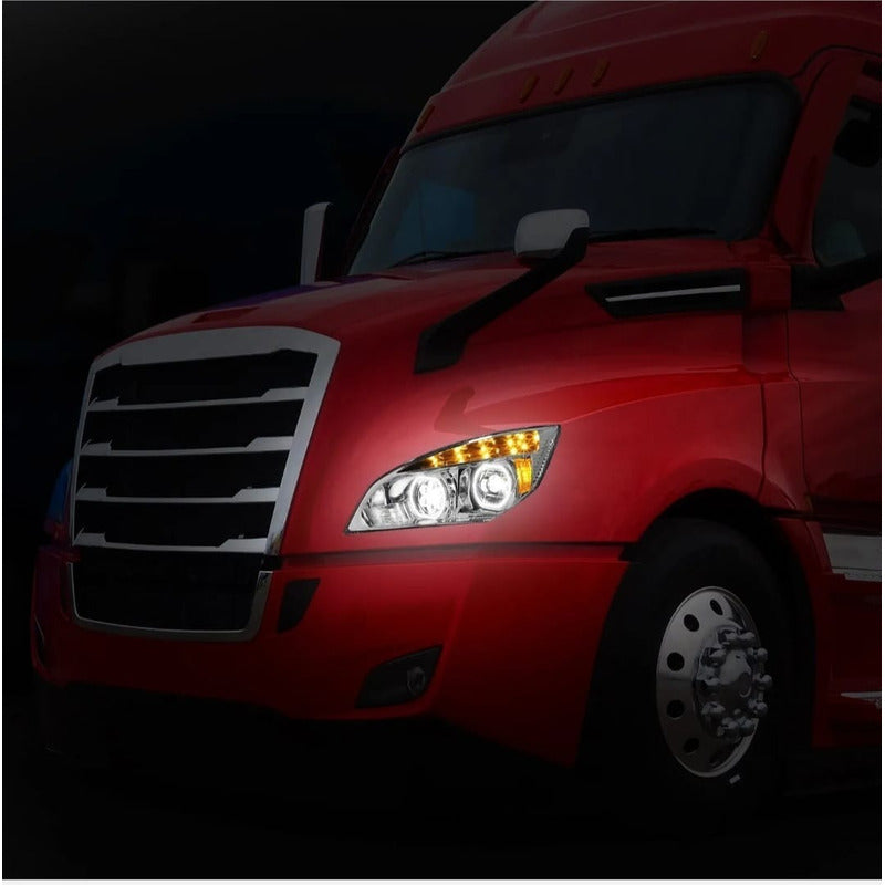 Led Drl Headlights Freightliner Cascadia 2018 to 2021