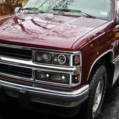 Halo Led Headlights Chevrolet C 1500 2500 1994 to 1998