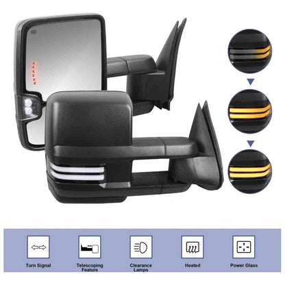 Par Espejos Chevrolet Silverado Tahoe Gmc Sierra 2007 A 2014