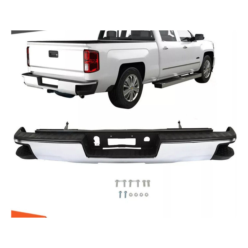 Defensa Cromada Silverado 2014 2015 2016 2017 2018