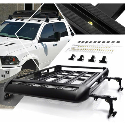 Kit Canastilla Con Barras Portaequipaje Aluminio 50 X 38