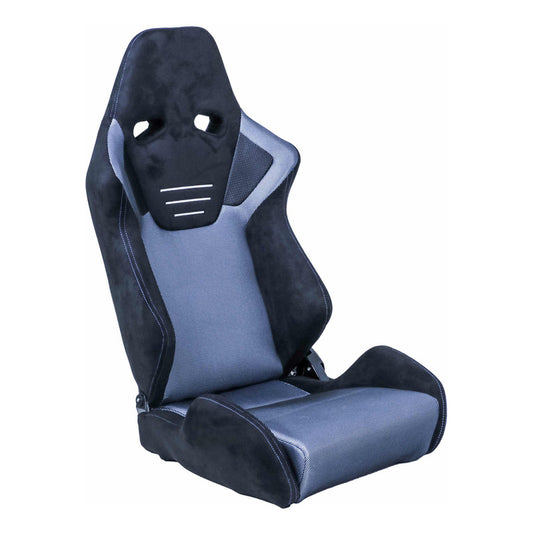 Par De Asientos Estilo De Carreras Azules En Tela