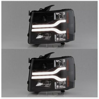 Faros Led Doble Drl Chevy Silverado 2007 2008 2009 A 2013