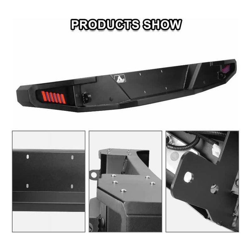 Defensa Trasera Led Jeep Wrangler Jk 2007 2007 A 2018