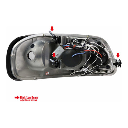Faros Led Lobo F-150 1997 1998 1999 2000 2001 2002 2003 2004