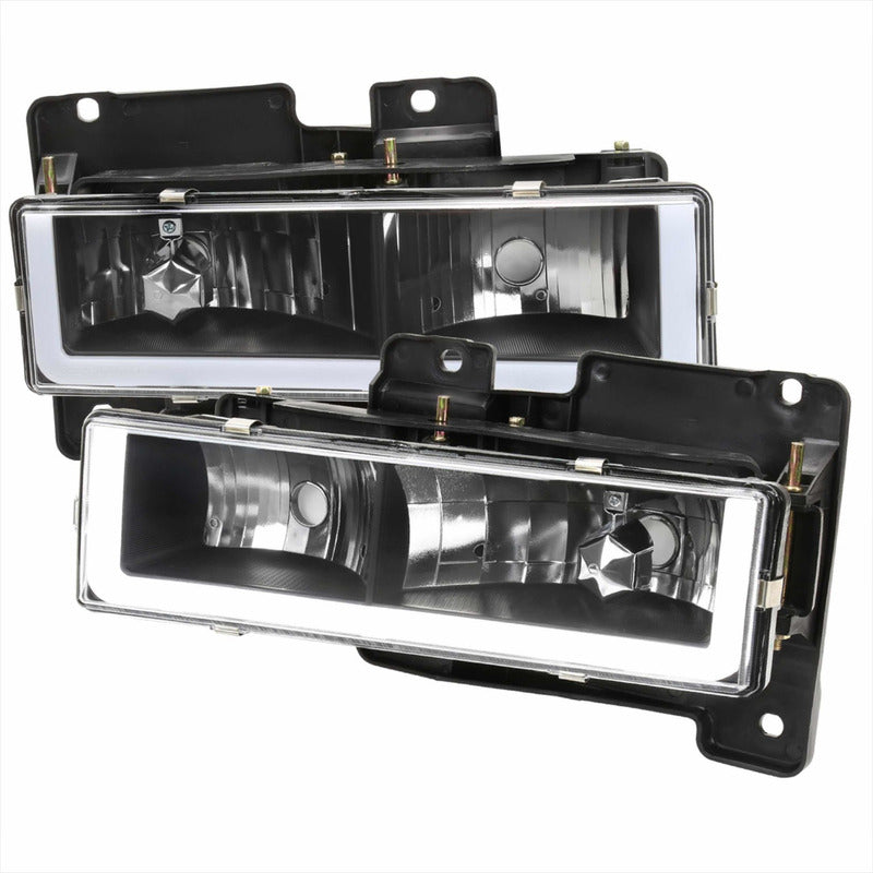 Faros Led Gmc C10 Chev Silverado 88 89 90 91 92 93 94 A 98 Derecho