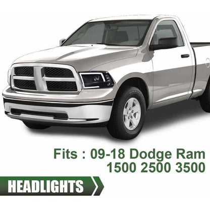 Led Headlights Ram 1500 2500 3500 2009 to 2018