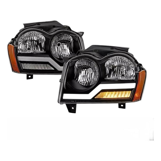 Faros Delanteros Led Jeep Gran Cherokee 2005 2006 2007